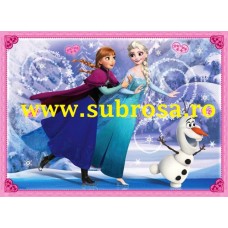 A4Frozen32 Vafa Frozen Regatul de gheata Elsa Anna si Olaf 30x20cm